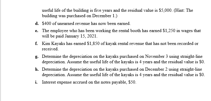 Entries, with "ADJ" in the date field.** 3 Cash Accounts Payable 5