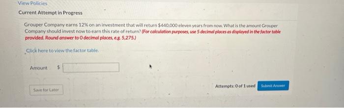 i need the answer exactly as the instructions describe! View Policies Current