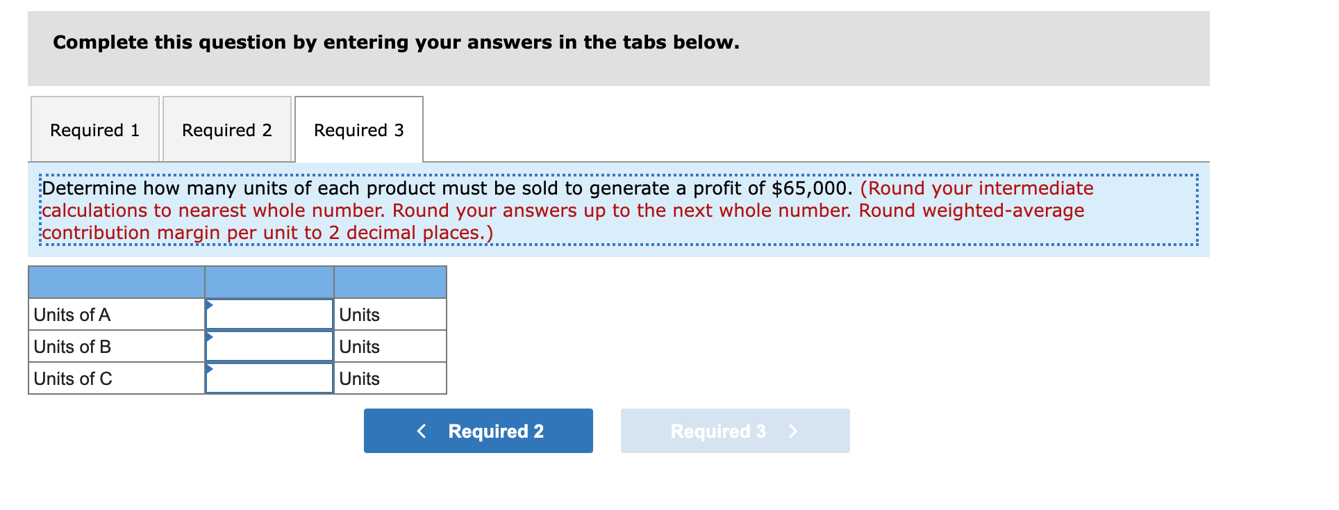 Lens A Lens B Lens C Percentage of Unit sales 288 39