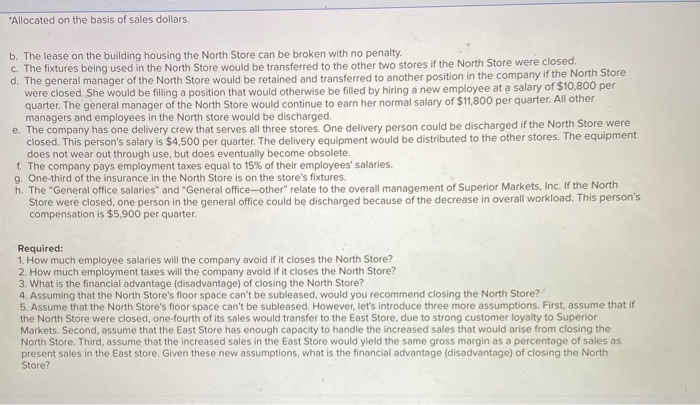 costing income statement for the company for the last quarter is given