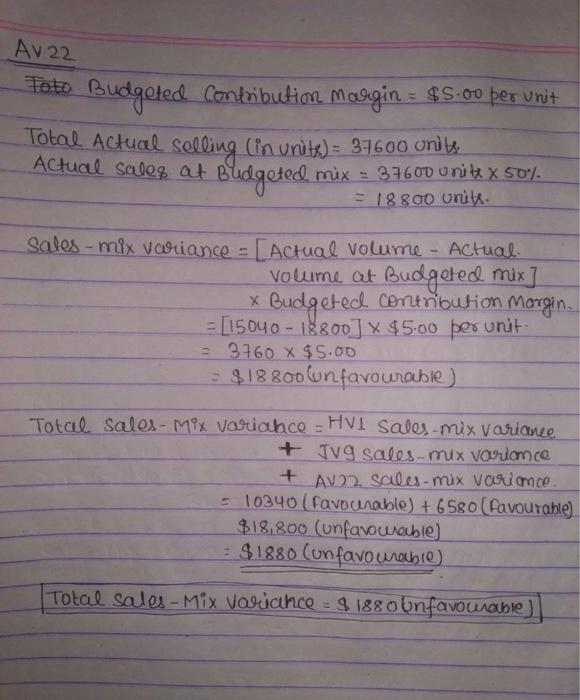 period. a. Calculate the market-share variance for the period. b. Calculate the