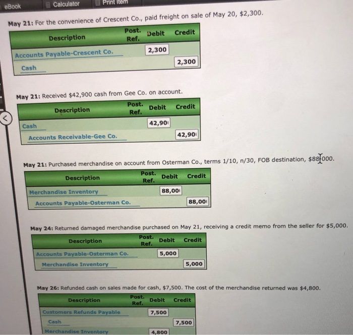 for Palisade Creek Co. 110 C 13.00 112 cunts Receivable 23.900 115