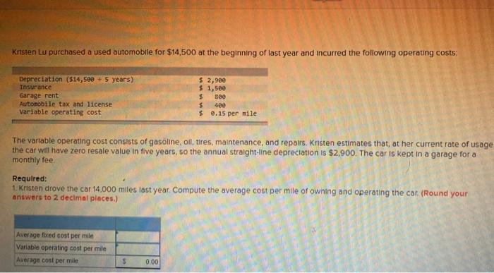 heed help on both problems. please add work/steps. thank you. Kristen Lu