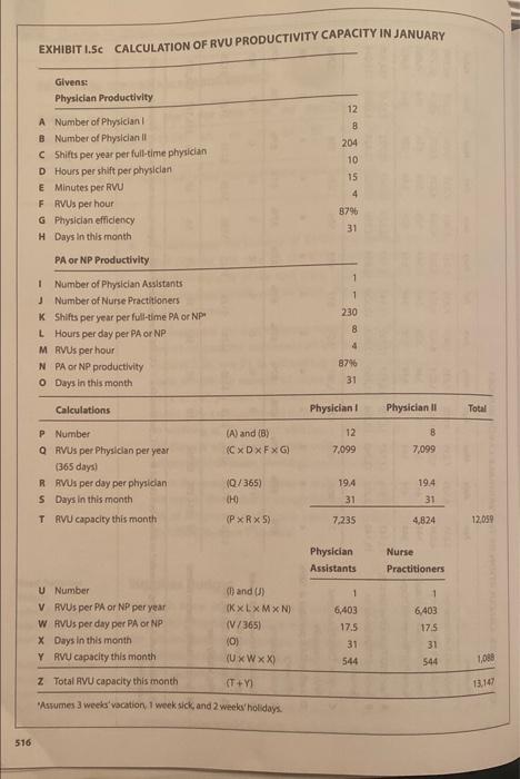 changes to 90 percent (see Exhibit I.5c), what would be the productive