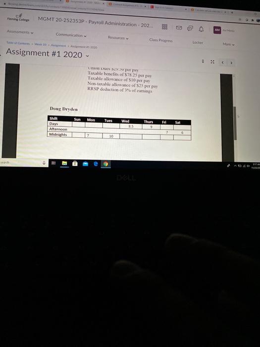 You are preparing the weekly payroll for the week ending October 24th