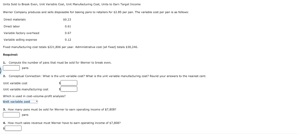 Expense For each of the following independent situations, calculate the amount(s) required.