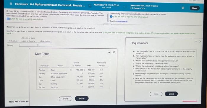  Save = Homework: 6-1 My AccountingLab Homework: Module ... Question 10.