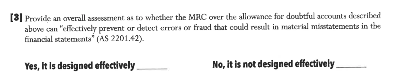 On a regular basis, Gavin, the Company's CFO, reviews the allowance for