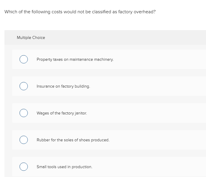 as controllable. Traceable to the company as a whole. Does not change