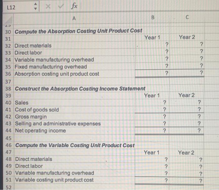 text. Download the Applying Excel form and enter formules in all cells