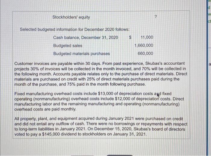 Purchases Budget For January 2021 Skubas' CEO expects to sell 1,800 snowboards