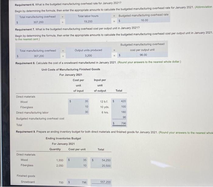 supporting schedule for the calculation of collection of receivables. Next prepare the