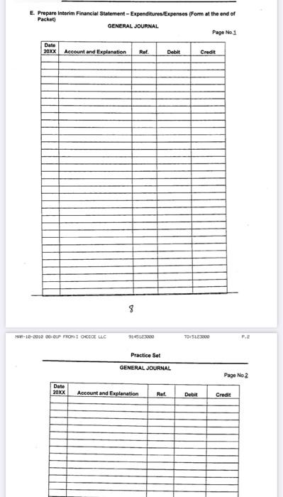 to maintain a set of accounting records for a typical local town