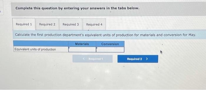 per Equivalent Unit; Assigning Costs to Units-Weighted- Average Method (L04-2, LO4-3, L04-4)