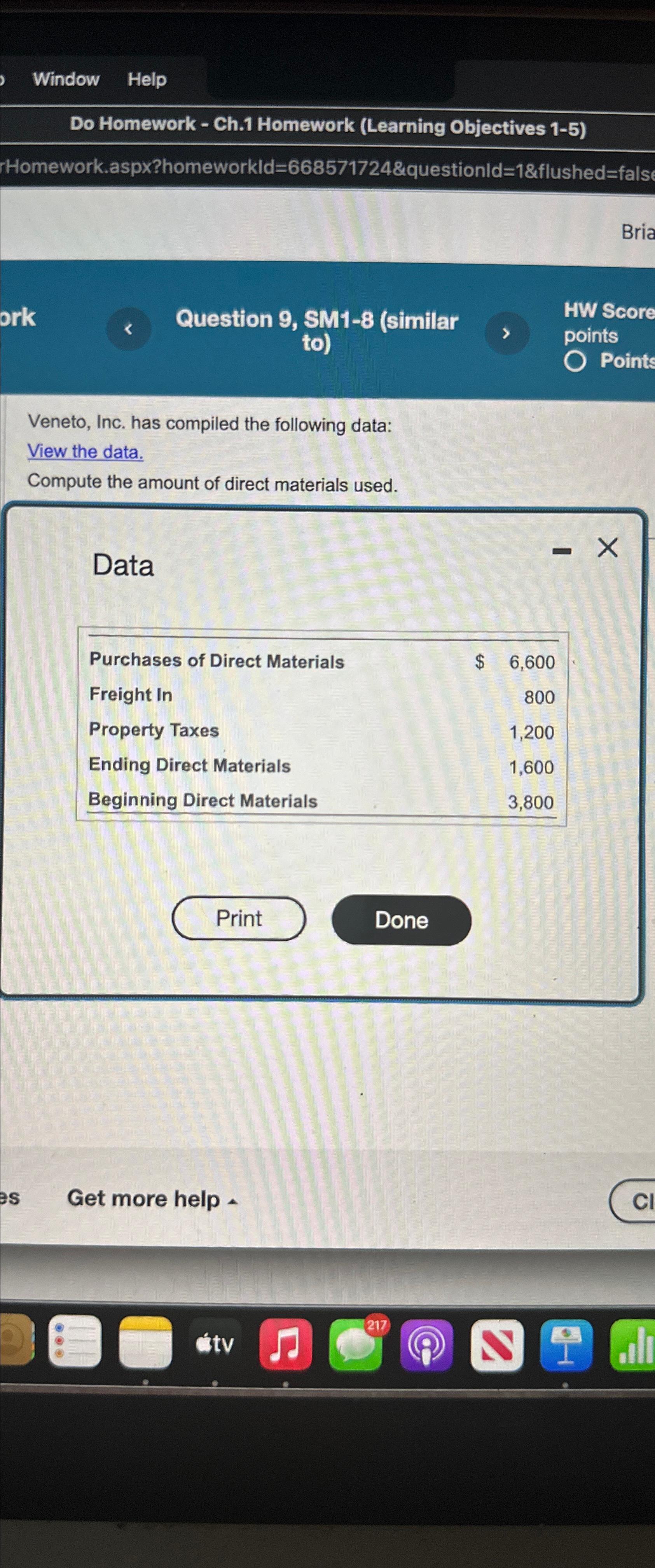  Window\ Help\ Do Homework - Ch. 1 Homework (Learning Objectives 1-5)\