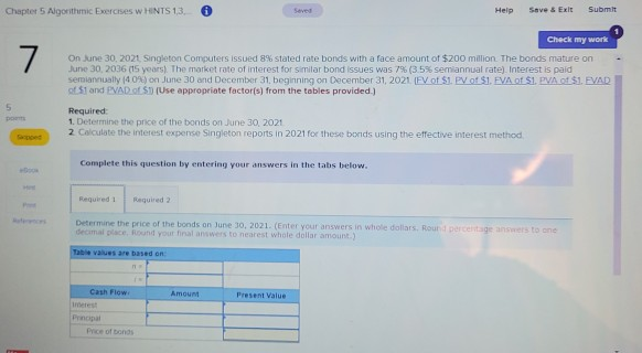 Need to make sure doing correctly Chapter 5 Algorithmic Exercises W
