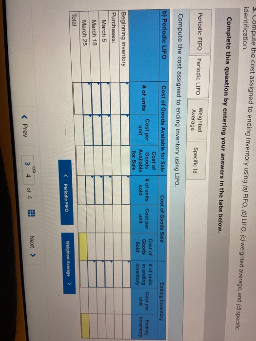 periodic inventory system. It entered into the following purchases and sales transactions