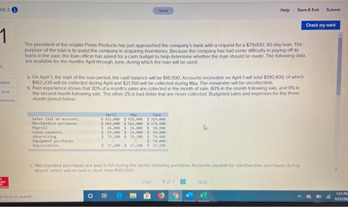  part 1 & 2 th8-3 Help Save & Exit Submit Check