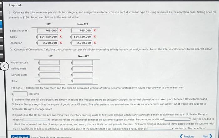 of distributors: 31T distributors and non-JIT distributors. The JIT distributor places small,