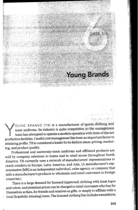 6.1 and 6.2 develop a pro forma income statement for 2016. Assume