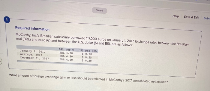  Saved Help Save & Exit Sub Required information McCarthy, Inc.'s Brazilian