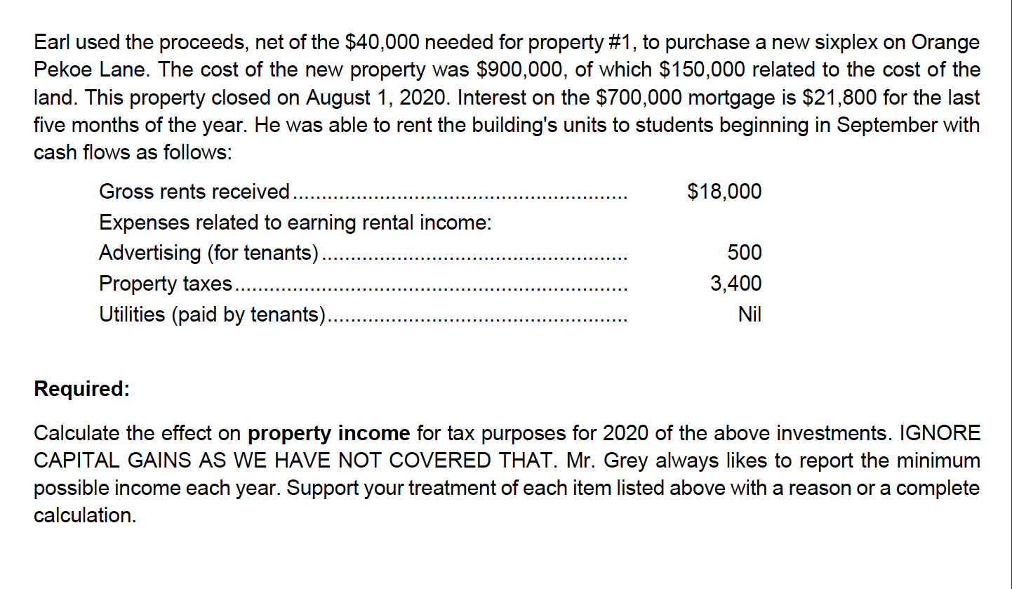 help in computing his income from his investments. He is trying to