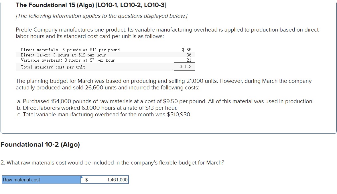  4. What is the materials quantity variance for March? Note: Indicate