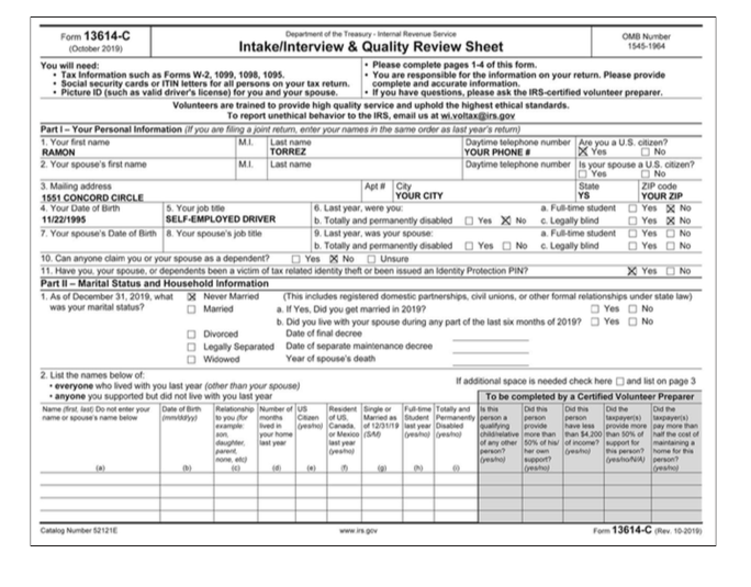 the tax return, including Form 1040 and all appropri- ate forms, schedules,