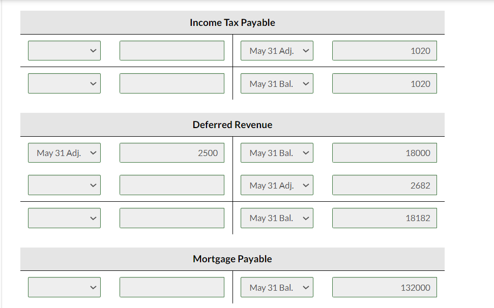 & \\ \hline Depreciation expense & 14,550 & \\ \hline Interest expense