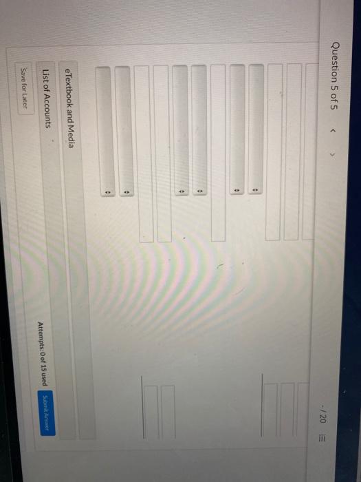 select "No Entry for the account titles and enter o for the