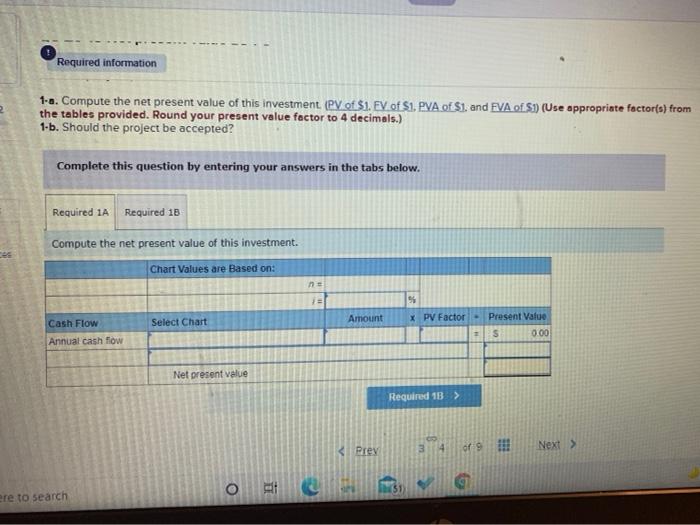 information applies to the questions displayed below) A company is investing in