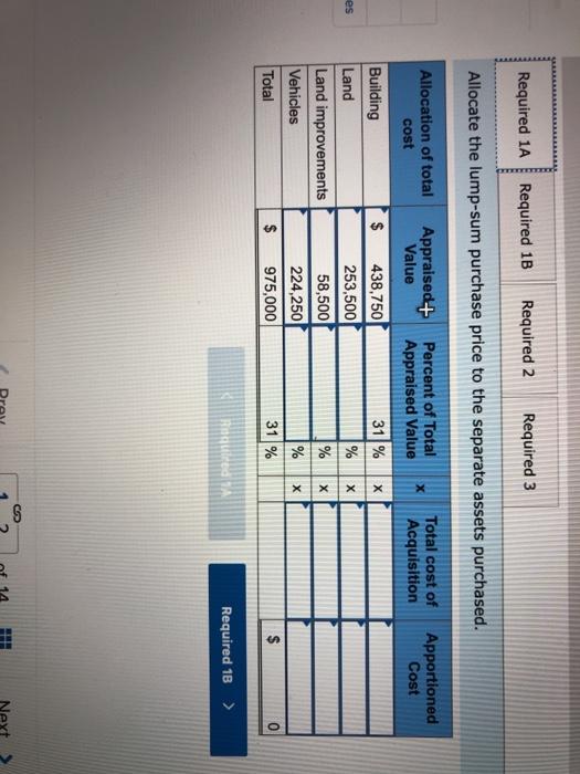 1 Part 1 of 2 Required information [The following information applies to