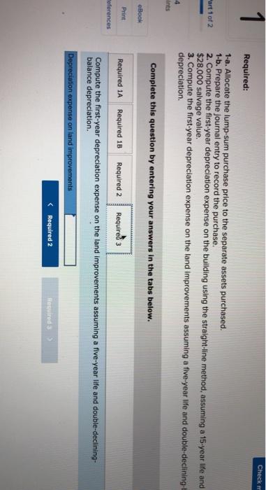 The estimated market values of the purchased assets are building, $438,750; land,