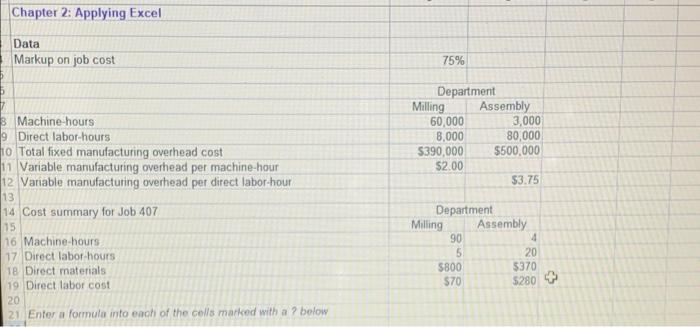 used to create your own worksheet version of the example in the