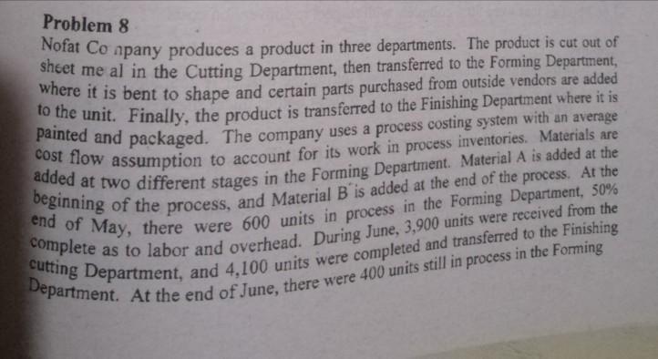 Topic: Average and FIFO Costing added at two different stages in the