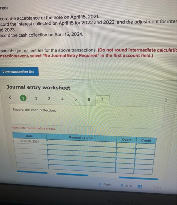 April 15, 2021, Sampson Consulting provides services to a customer for $97,000.
