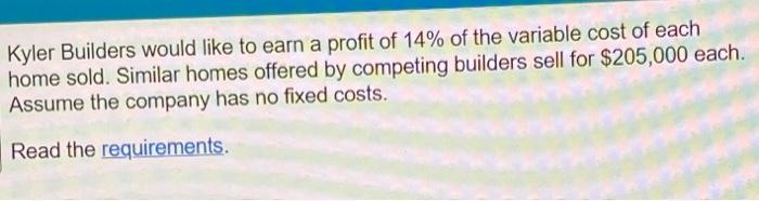 home Given the current market price and Preston's current variable costs, the