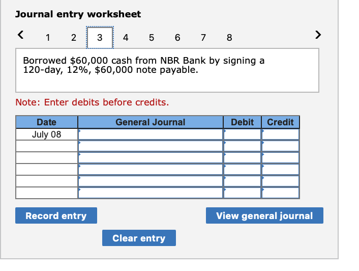 payable. -? - Paid the amount due on the note to Locust