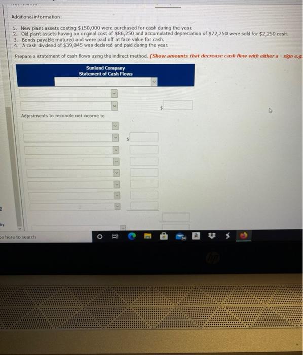 Sheets December 31 Assets 2022 Cash $121,200 Accounts receivable 131,700 Inventory 168,750