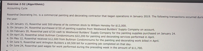 commercial painting and decorating contractor that began operations in January 2019. The