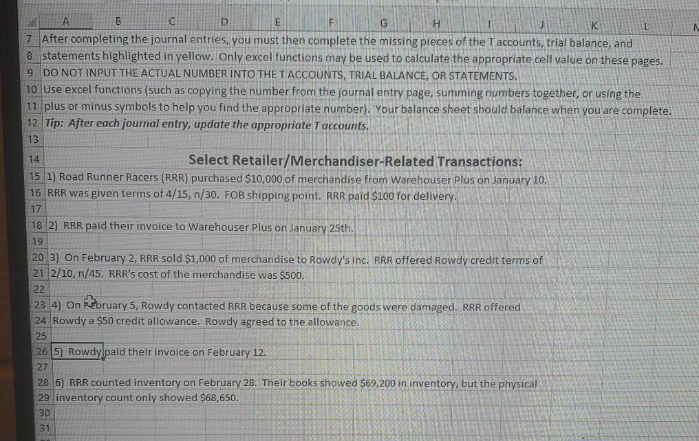 L B C D LE E G H 7 After completing