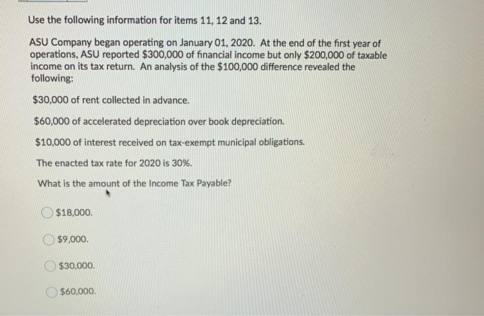  help needed for 12 and 13 as well Use the following