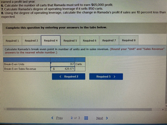Company produces one golf cart model. A partially complete table of company