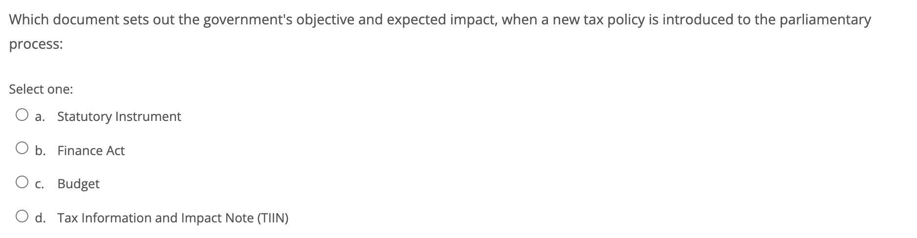 Which document sets out the government's objective and expected impact, when