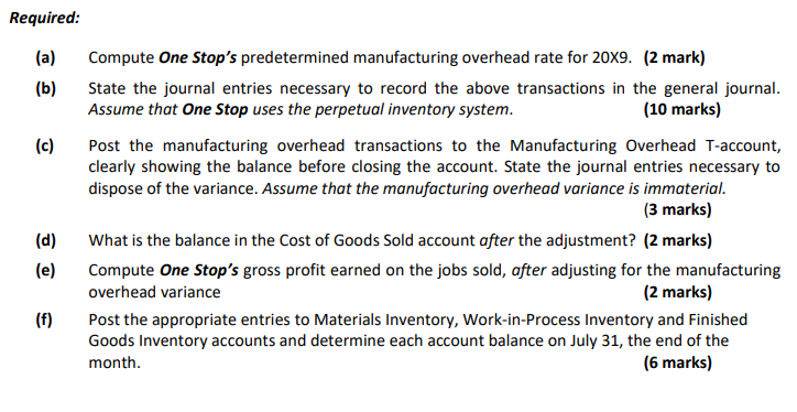 each batch of items is a job. The company has a highly