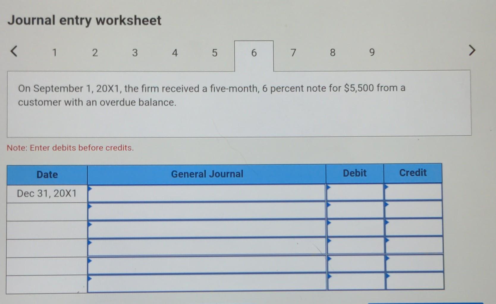 in 20X1. d. On December 31, 20x1, the firm owed salaries of
