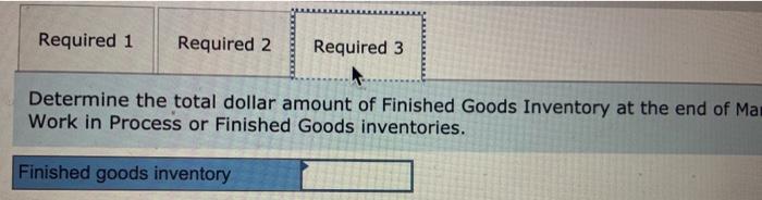 month, the jobs used direct materials as shown below Direct materials used