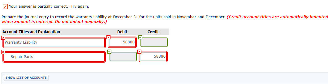 75-day warranty for defective merchandise. Based on past experience, Bramble estimates that