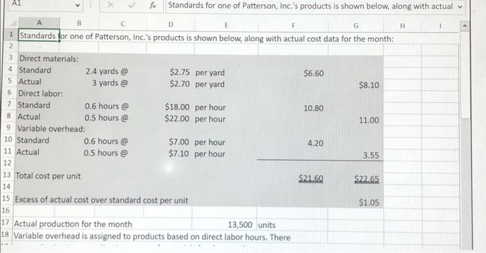  please show me the proper excel formulas for the ones needed.