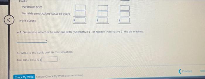 of machinery, which cost $601,100 and has $352,900 of accumulated depreciation to